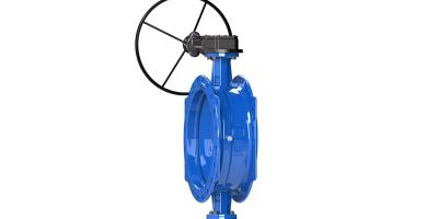 A água potável excêntrica da válvula de borboleta do dobro de AWWA C504 aprovou o disco SS304 revestido