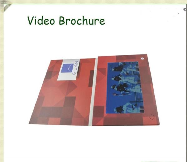 7 Inch Promotional Video Brochure Booklet , Real Estate Video Brochure