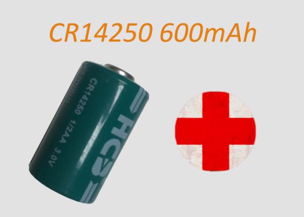 1/2AA Anti Corrosion Lithium Cell Batteries 600mAh Glass To Medical Devices Non-rechargeable Gas Meter  NB-IoT Meter