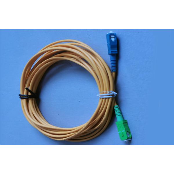 Повторимость кабеля заплаты оптического волокна SC /APC-SC/UPC 3MM 5M SM SX превосходная