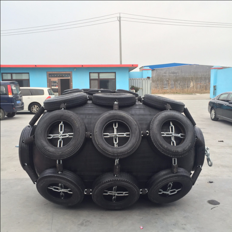 чернота обвайзера 50kpa 4.5*9m плавая резиновая пневматическая морская