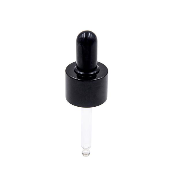 Bright Black Center Ring Plastic Dropper Pipette Cap 18 410 Anodized