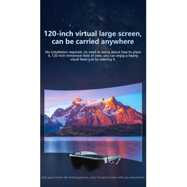 ENMESI V30 1080P OLED AR умные очки 43° FOV головной дисплей с USB-C
