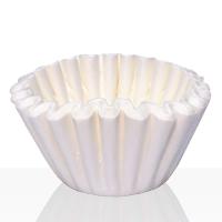 Filtre de café blanc de panier