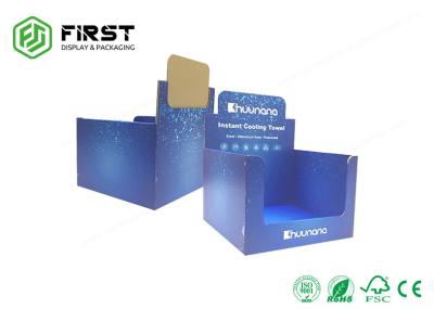 Caixas de exposição recicláveis personalizadas do contador do cartão da promoção do POP para a loja