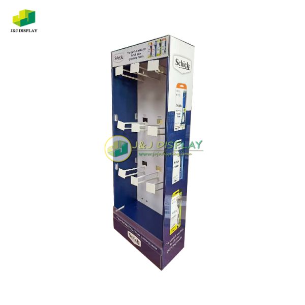 Cardboard POS Display Stand Customizable Printing Digital Heat Transfer / Varnishing