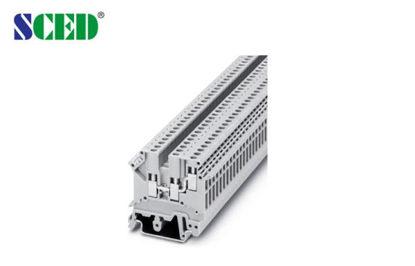 Calibre de diâmetro de fios terminal 30 - 12 dos blocos terminais 150V 20A do trilho do ruído da largura 5.2mm