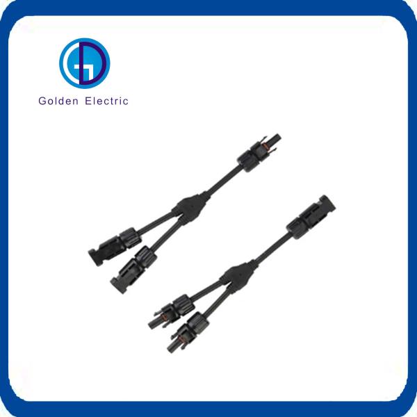 Explosion Proof Y Branch 2 In 1 MC4 Connector High Reliability For Solar Power System