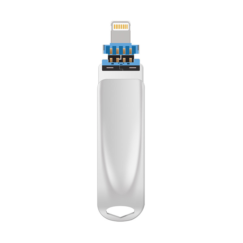 Серебряный Type C USB 3 в одном с разъемом USB 2.0 USB 3.0 и Type C