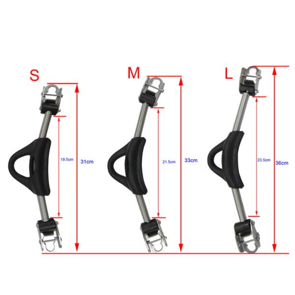 Accesorios de buceo ajustables Cintas de aletas de buceo de acero inoxidable resistentes a la corrosión