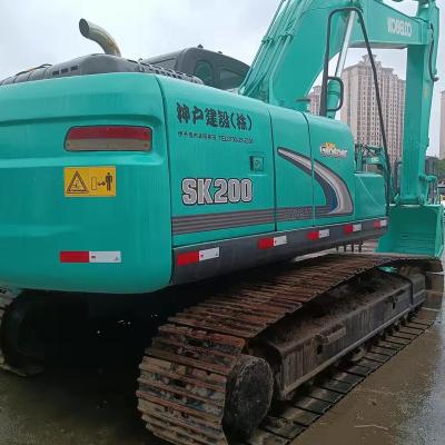 Blue HINO Hydraulic Crawler Excavator 20ton 0.8 Bucket Capacity
