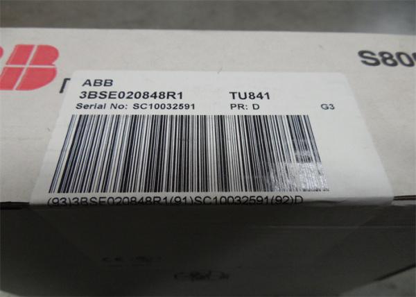 ABB NEW Module 3BSE020848R1 S800 I/O Termination Unit TU841 TERMINATION BASE PR:D