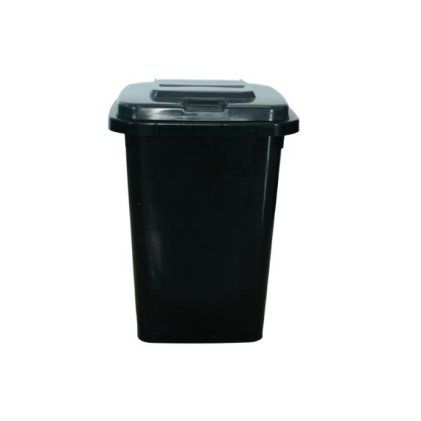 50L Outdoor Garbage Can Freestanding Plastic Outdoor Trash Can