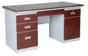 3 Drawers Steel Office Table Desk Metal Student Study Table With Locker Iron