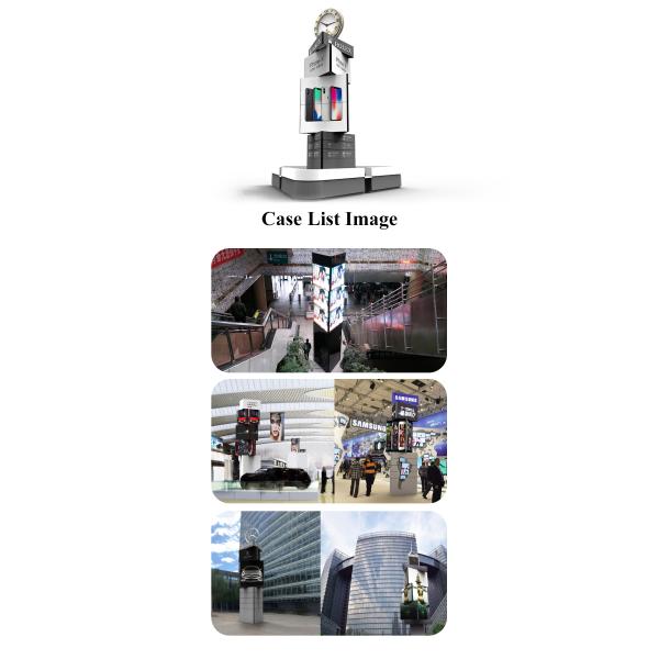 Вращая дисплей приведенный 3000*2400mm видео- коммерчески на открытом воздухе