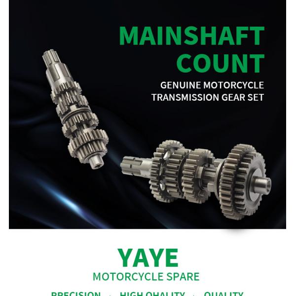Motorcycle Steel Counter Shaft And Main Shaft For Honda CG125 CG150 Engine Gears