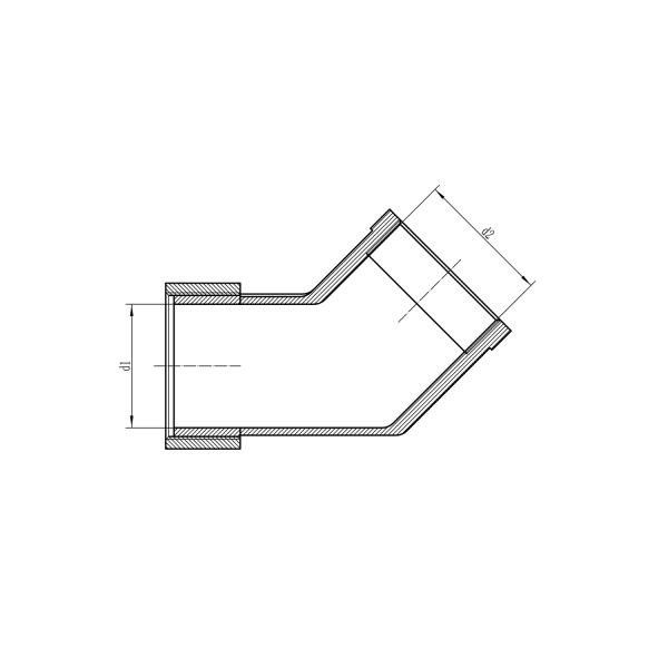 1/4 Inch To 4 Inch Stainless Steel Pipe Fitting Street Elbow  Fitting