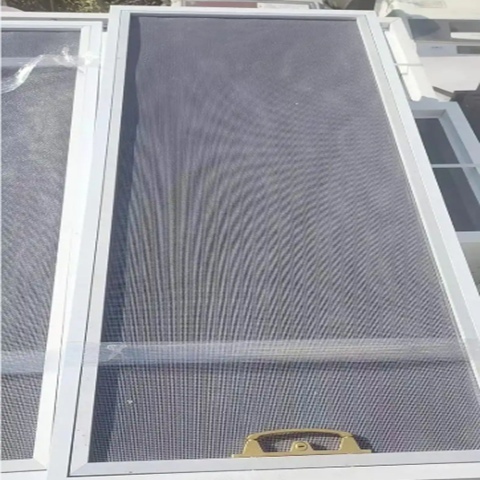 Various Window Frame Materials Fiberglass Window Screen Mesh Allowing Custom Size