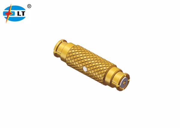 o ouro 50Ohm chapeou a fêmea de Blindmate SMP ao adaptador fêmea