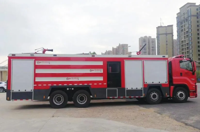 ISUZU Giga Foam Fire Trucks 351hp-450hp Fire Fighting Water Truck