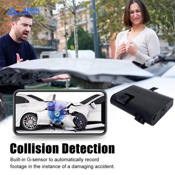 Dual Lens Vehicle GPS System Waterproof Dash Cam Front And Rear For Car Positioning