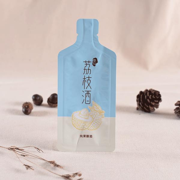Free Design Three Side Sealing Juice Aluminum Foil Packaging Bag for Liquid Custom Order