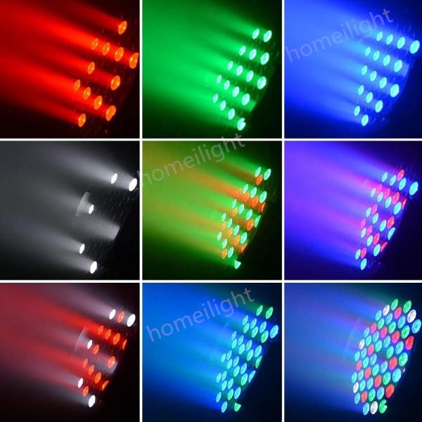 54pcs LED Par Light for Church Stage Performance Lightweight 3.2kg Product Weight