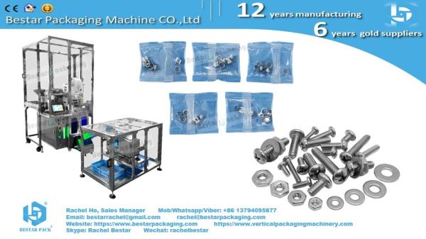 Bathroom Hardware Counting Packing Machine with Noise Insulation Cover