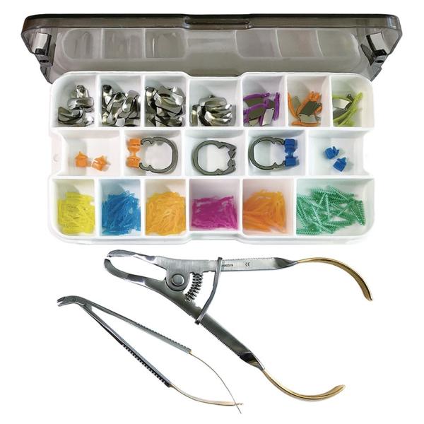 Dental Sectional Matrix System A2 Bands Clamp Ring Resin Holder Clip Ring