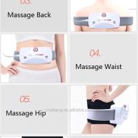 5W cinturão de massagem da barriga 3 níveis de intensidade cinturão de vibração da barriga