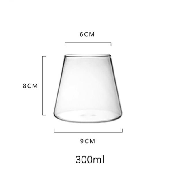 Bar / Cafe Mount Fuji Glass Cup , Durable Cold Resistance Glass Juice Mug