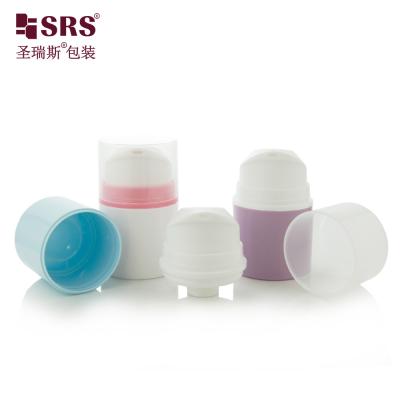 PA604 Gel analgésique personnalisé Peinture d'injection Couleur métallisée PP PCR Matériau recyclé avec certificat Bouteille sans air pour sérum facial
