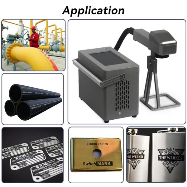 Handheld Fiber Laser Marking Machine 20W 30W 50W 100W Portable Laser Marker For Metal