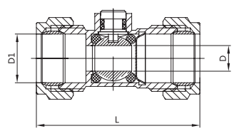 Copper Pipe 15mm Brass Isolation Valve ISO9001 Plumbing Water Valve