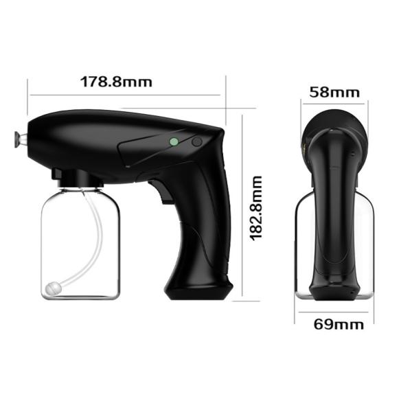 Оружие брызг обеззараживанием Usb электрического беспроводного оружия обеззараживанием распыливания Handheld голубое перезаряжаемые