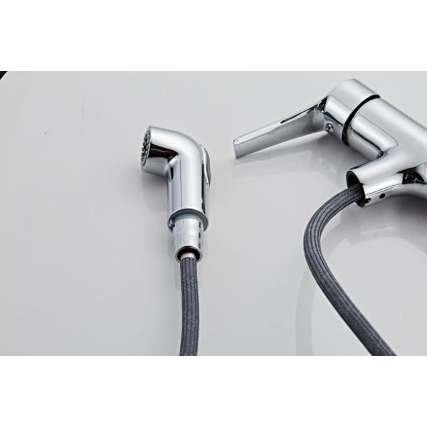 Single Hole Silver electroplate above Counter Copper Pull Faucet