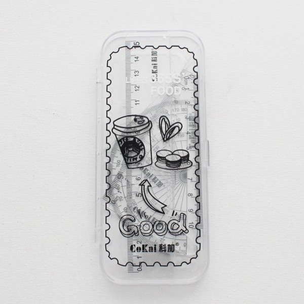 high quality math stationery clear scale custom logo ruler set