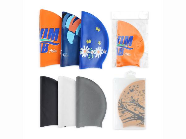 Customizable Logo Colors Silicone Swim Cap 17 In-Stock Colors Flexible Customization Fast Production