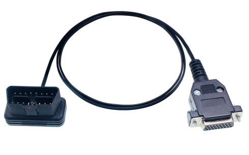 Black Ribbon OBD2 RJ45 to Ethernet OBD II Male to RJ45 Cable for Temperature Range -20-80°C User-friendly