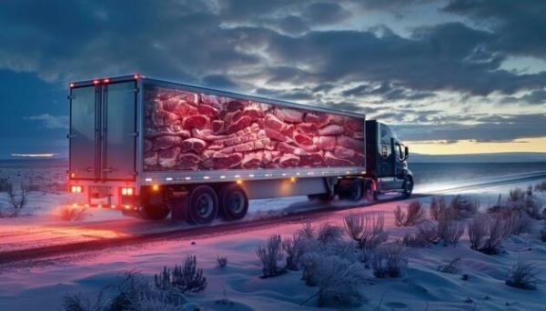 Diesel Fuel Type Refrigerator Box Semi Trailer 30T Load Capacity