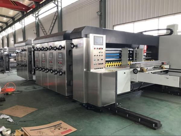 25kw Flexo Printer Slotter Machine 200pcs/Min Touch Screen Printing Size 1400x1600