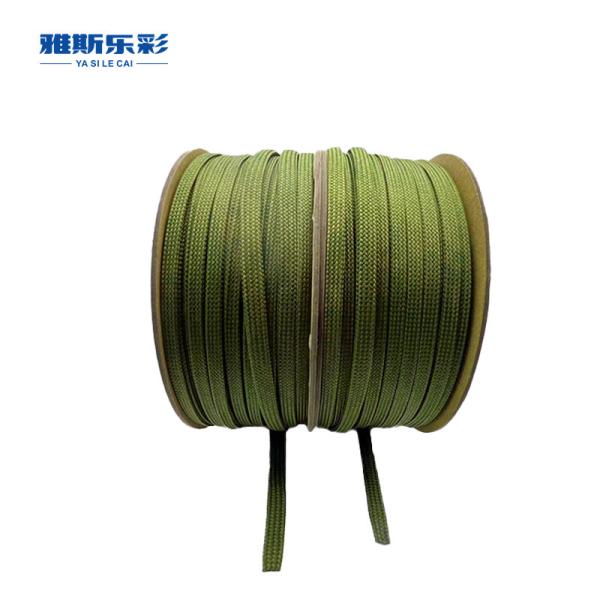 Polyester Military Green Wire Cable Sleeves Nylon Cable Sleeve