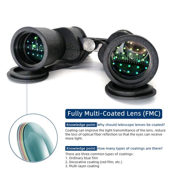 Military Compact HD Waterproof Binoculars Telescope For Adults Bird Watching Travel