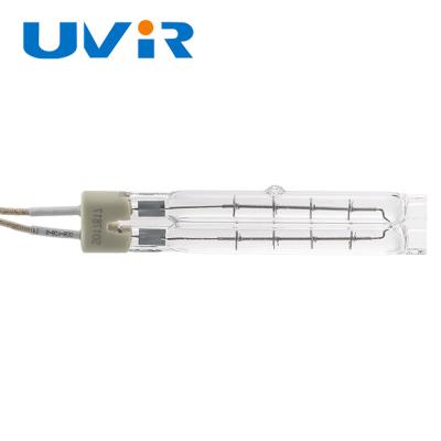 450W 115V Clear Quartz Twin Tube Infrared Heat Lamp