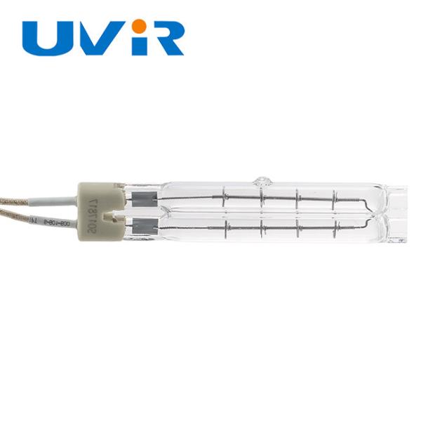 450W 115V Clear Quartz Twin Tube Infrared Heat Lamp