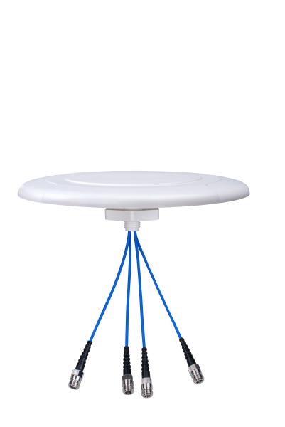 4×4 MIMO Indoor Ceiling Antenna 2.5 - 5.5dBi Gain With Low Return Loss