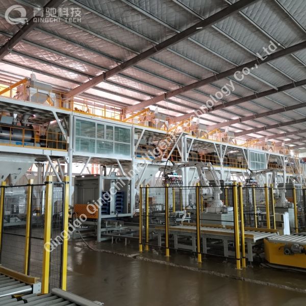 Simple Grabber Robot Palletizer Machine 1000kg/Pallet Automatic Stacking Machine
