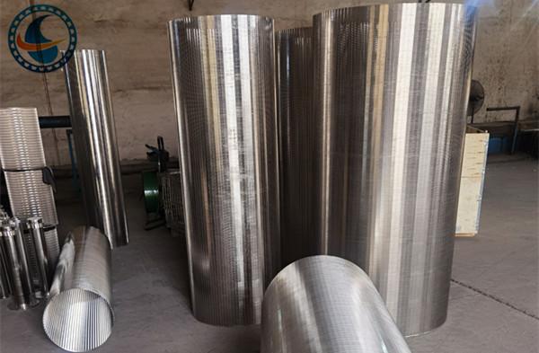 Ss 316l Wedge Wire Screen Basket Diameter 915mm Vee Profile
