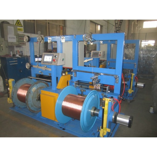 630mm Double Shaft Wire Bunching Machine Active Type Right Hand Direction Equipment