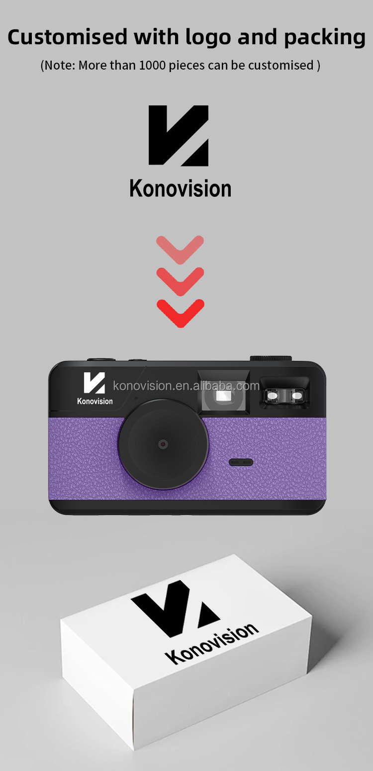 Retro Screenless Digital Camera Screen-free 8 Mode Filters Without Screen 8MP Photo Screen Free LED Flash Camping Camera